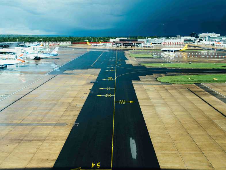 Moving around the runway