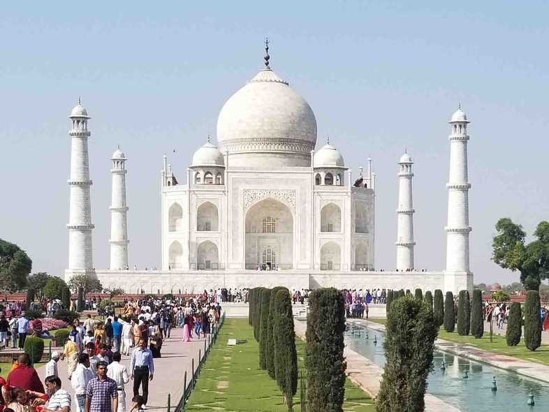 The Taj Mahal, easily accessible from New Delhi